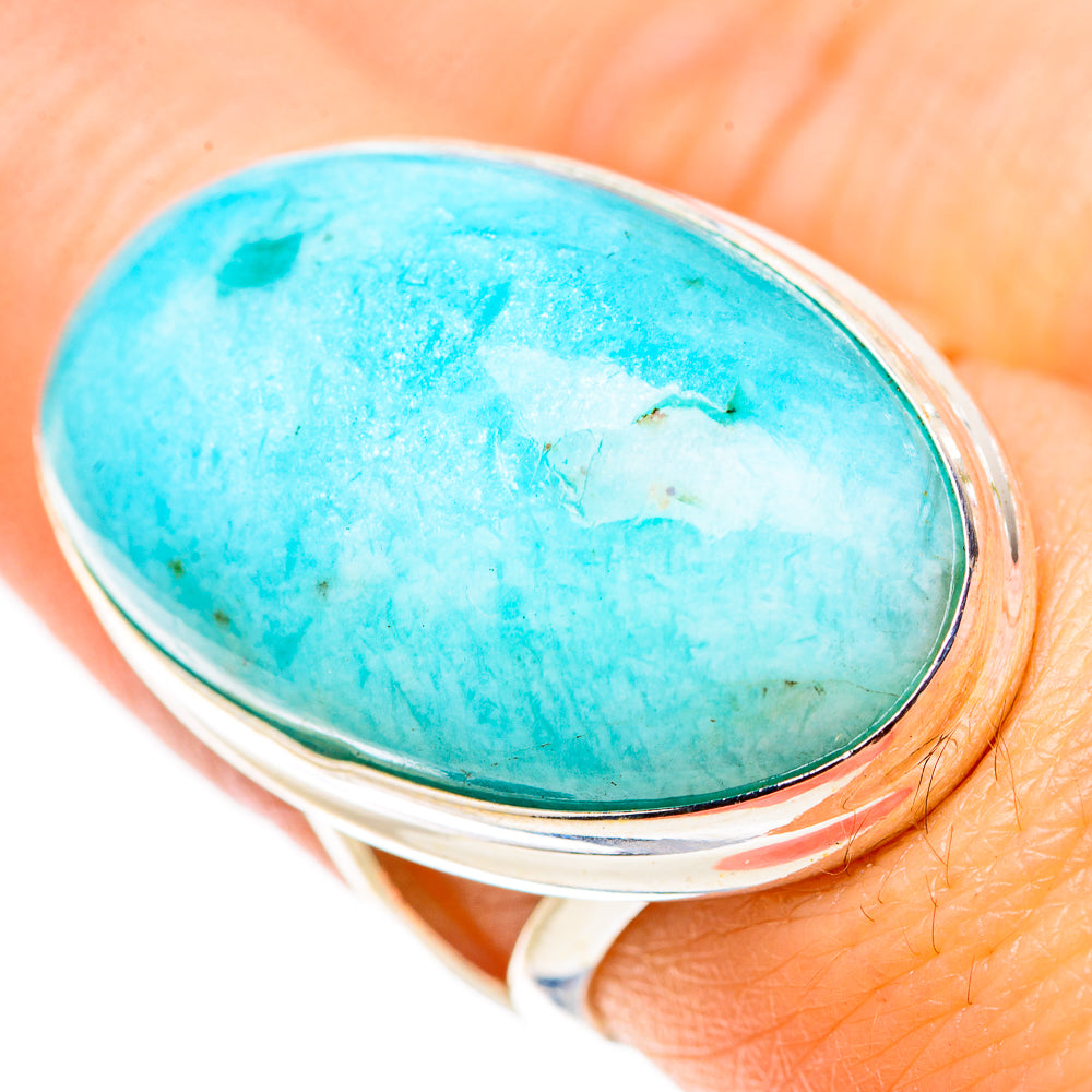Amazonite Rings handcrafted by Anasilvercos - RING132550