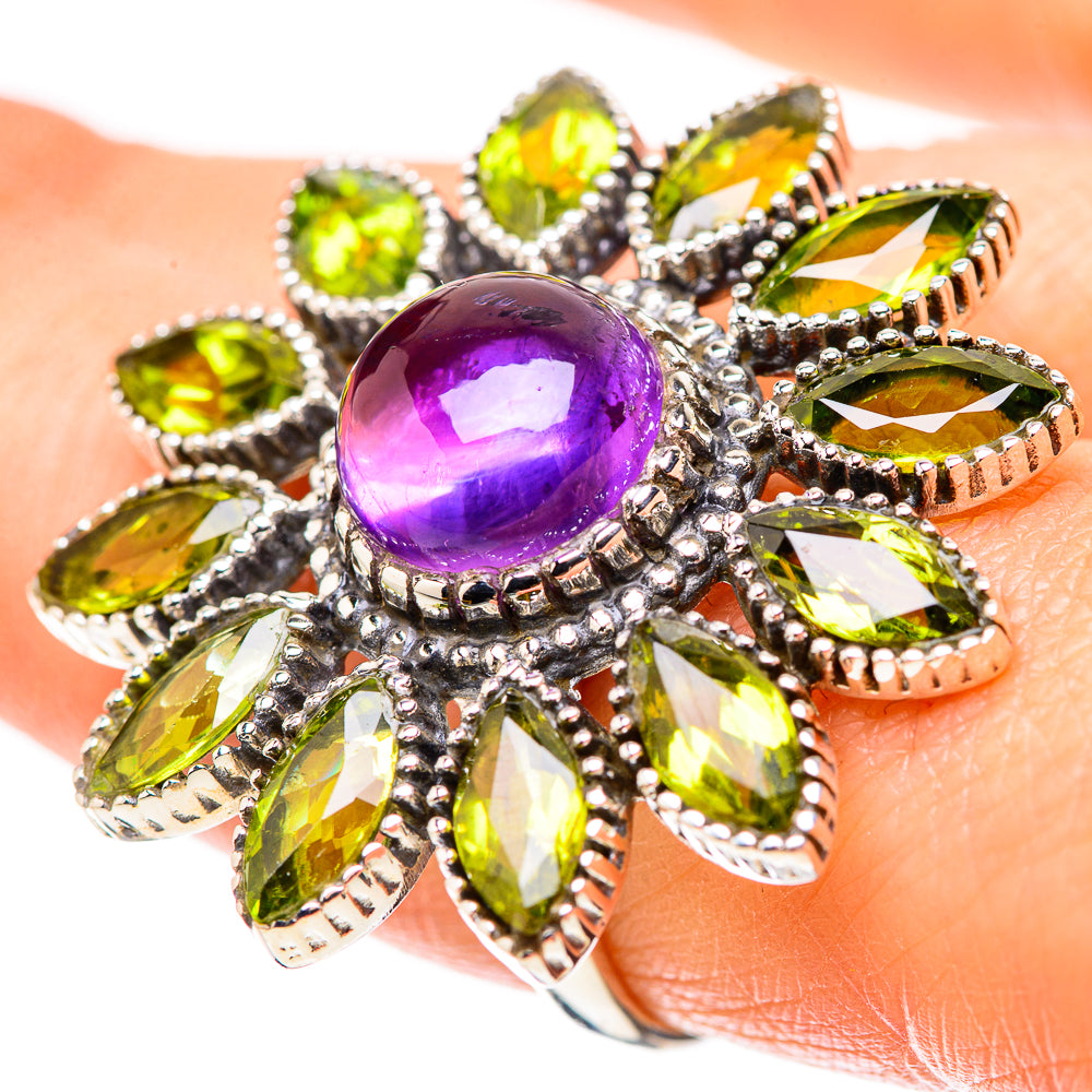 Amethyst Rings handcrafted by Anasilvercos - RING132553