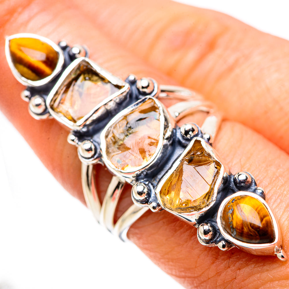 Citrine Rings handcrafted by Anasilvercos - RING132555