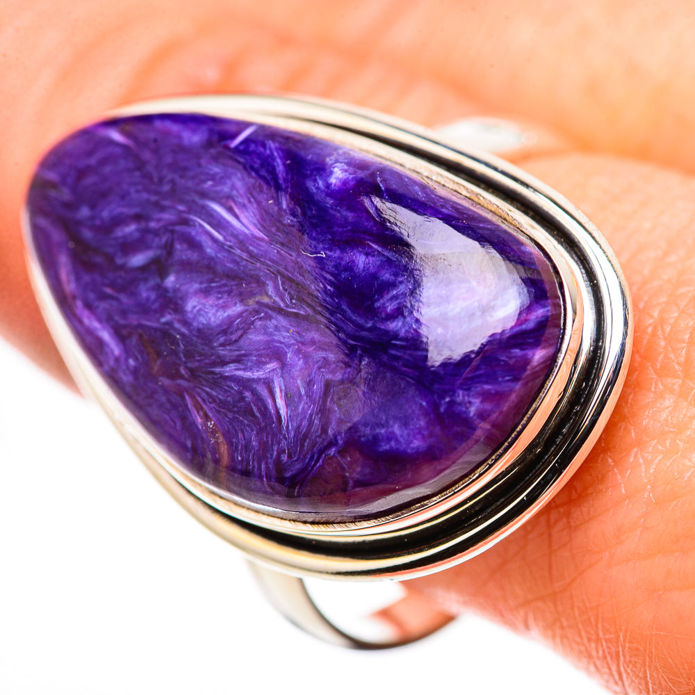 Charoite Rings handcrafted by Anasilvercos - RING132557