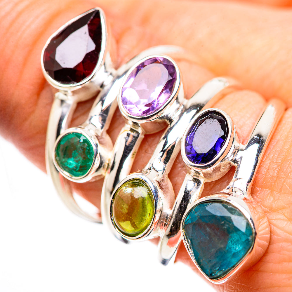 Garnet Rings handcrafted by Anasilvercos - RING132559