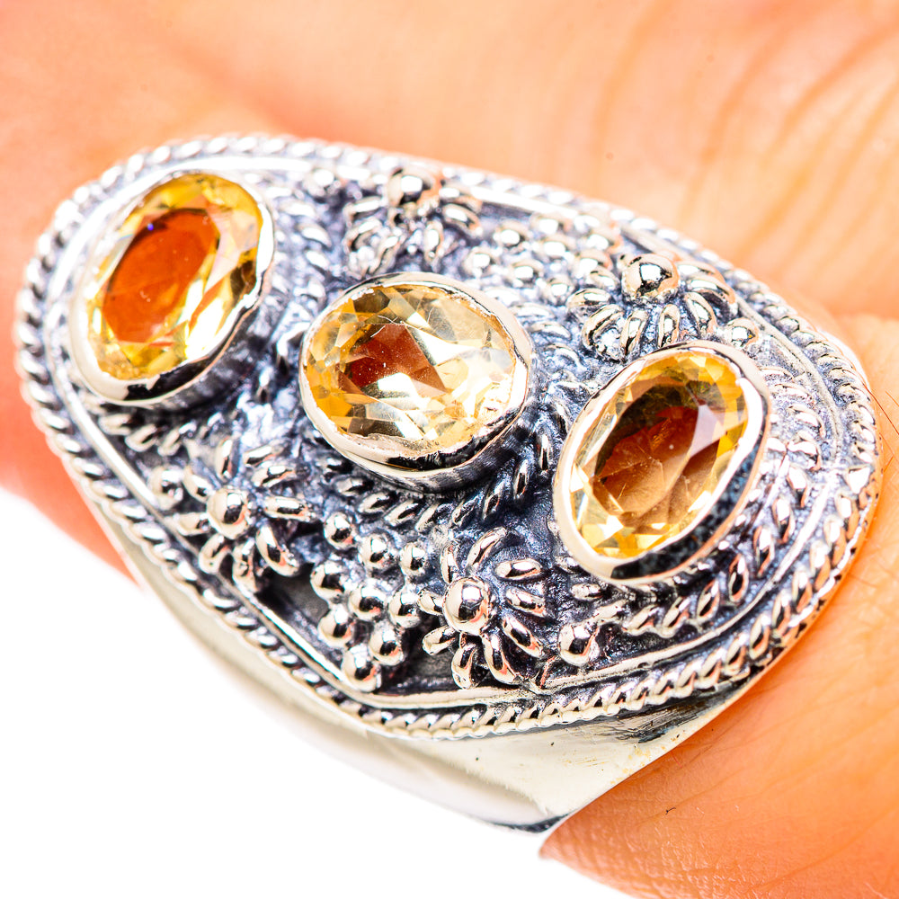Citrine Rings handcrafted by Anasilvercos - RING132567