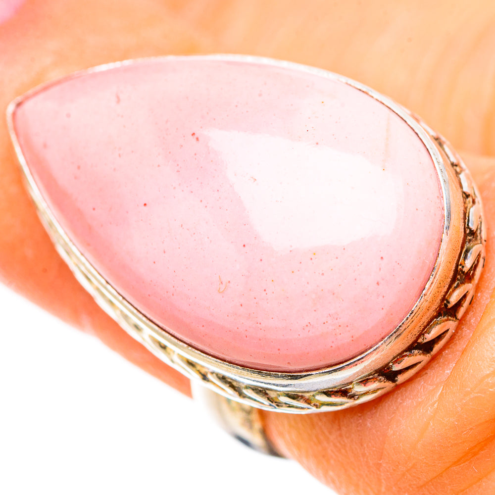Pink Opal Rings handcrafted by Anasilvercos - RING132570