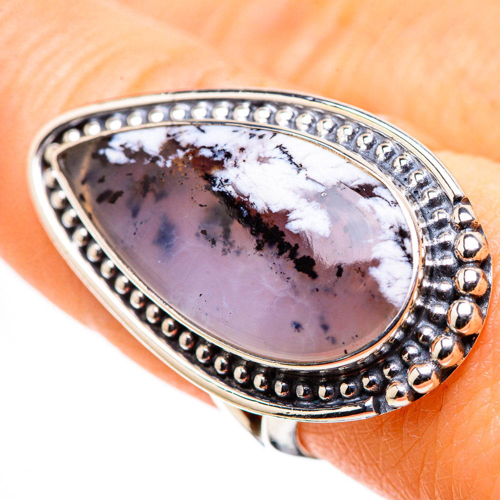Dendritic Opal Rings handcrafted by Anasilvercos - RING132575
