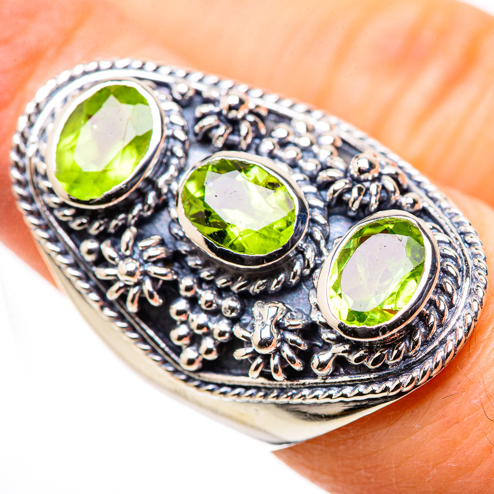 Peridot Rings handcrafted by Anasilvercos - RING132583