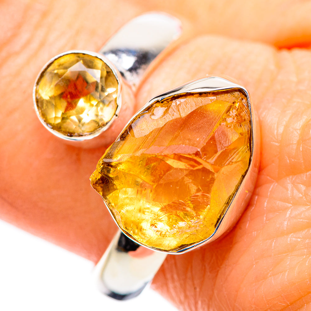 Citrine Rings handcrafted by Anasilvercos - RING132587