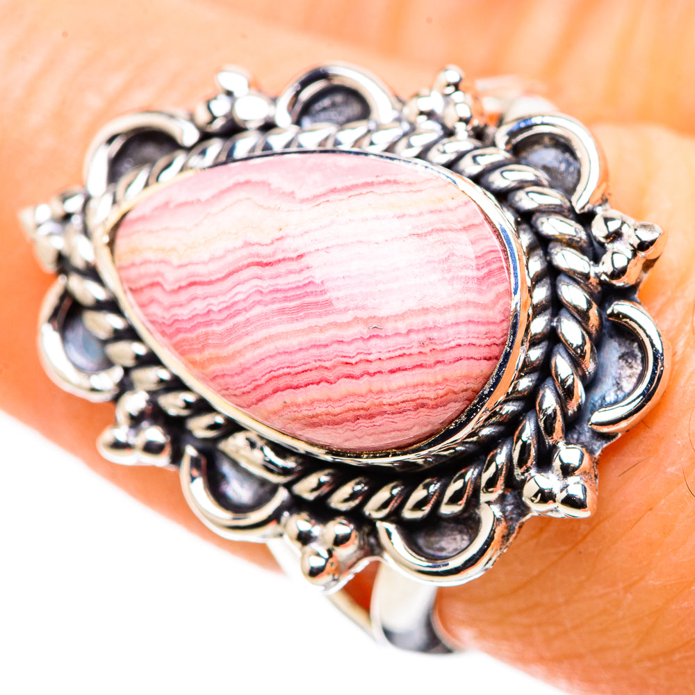 Rhodochrosite Rings handcrafted by Anasilvercos - RING132590