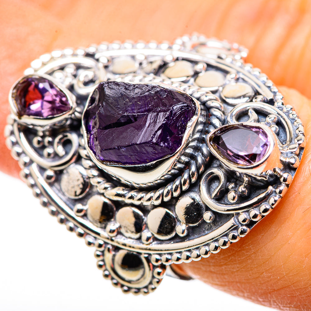 Amethyst Rings handcrafted by Anasilvercos - RING132592