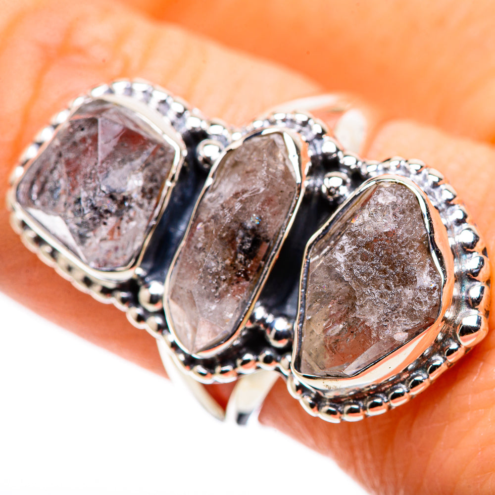 Herkimer Diamond Rings handcrafted by Anasilvercos - RING132596