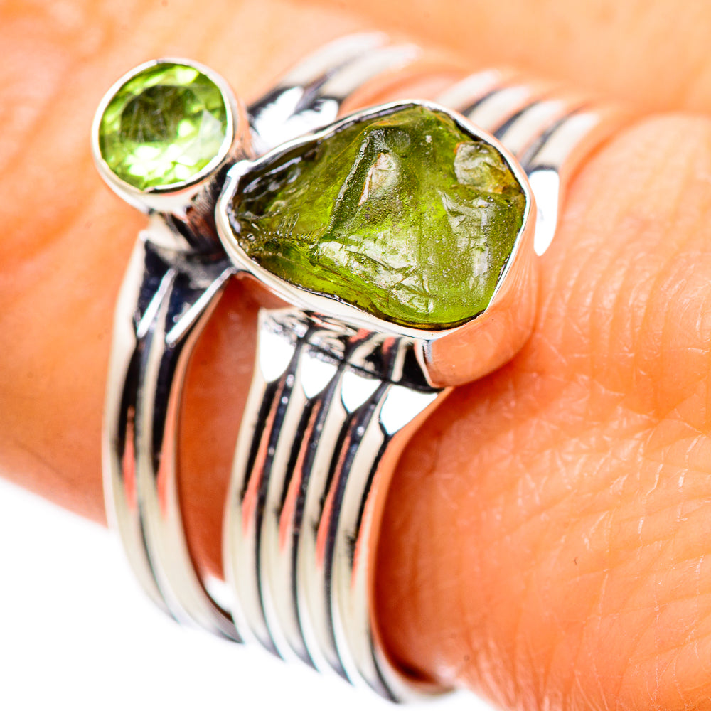 Peridot Rings handcrafted by Anasilvercos - RING132610