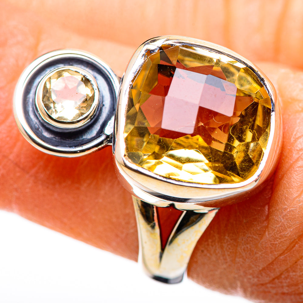 Citrine Rings handcrafted by Anasilvercos - RING132612