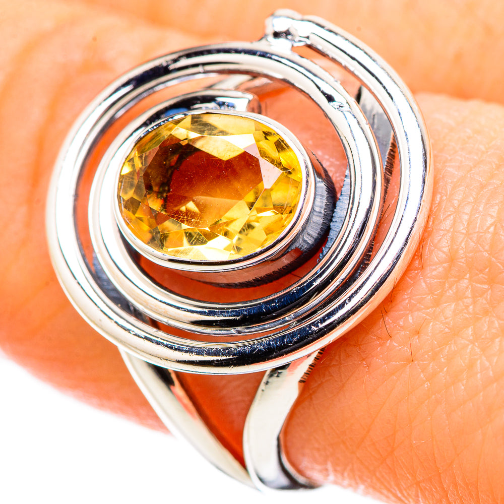 Citrine Rings handcrafted by Anasilvercos - RING132613