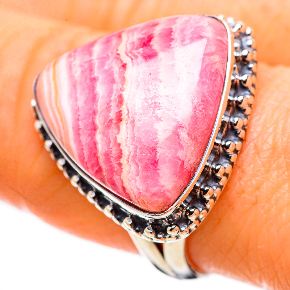 Rhodochrosite Rings handcrafted by Anasilvercos - RING132614