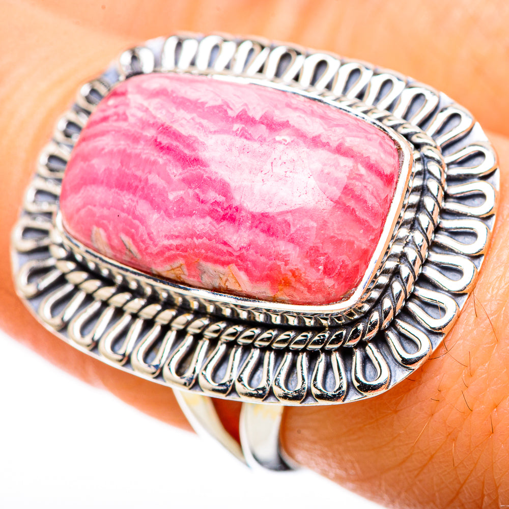 Rhodochrosite Rings handcrafted by Anasilvercos - RING132615
