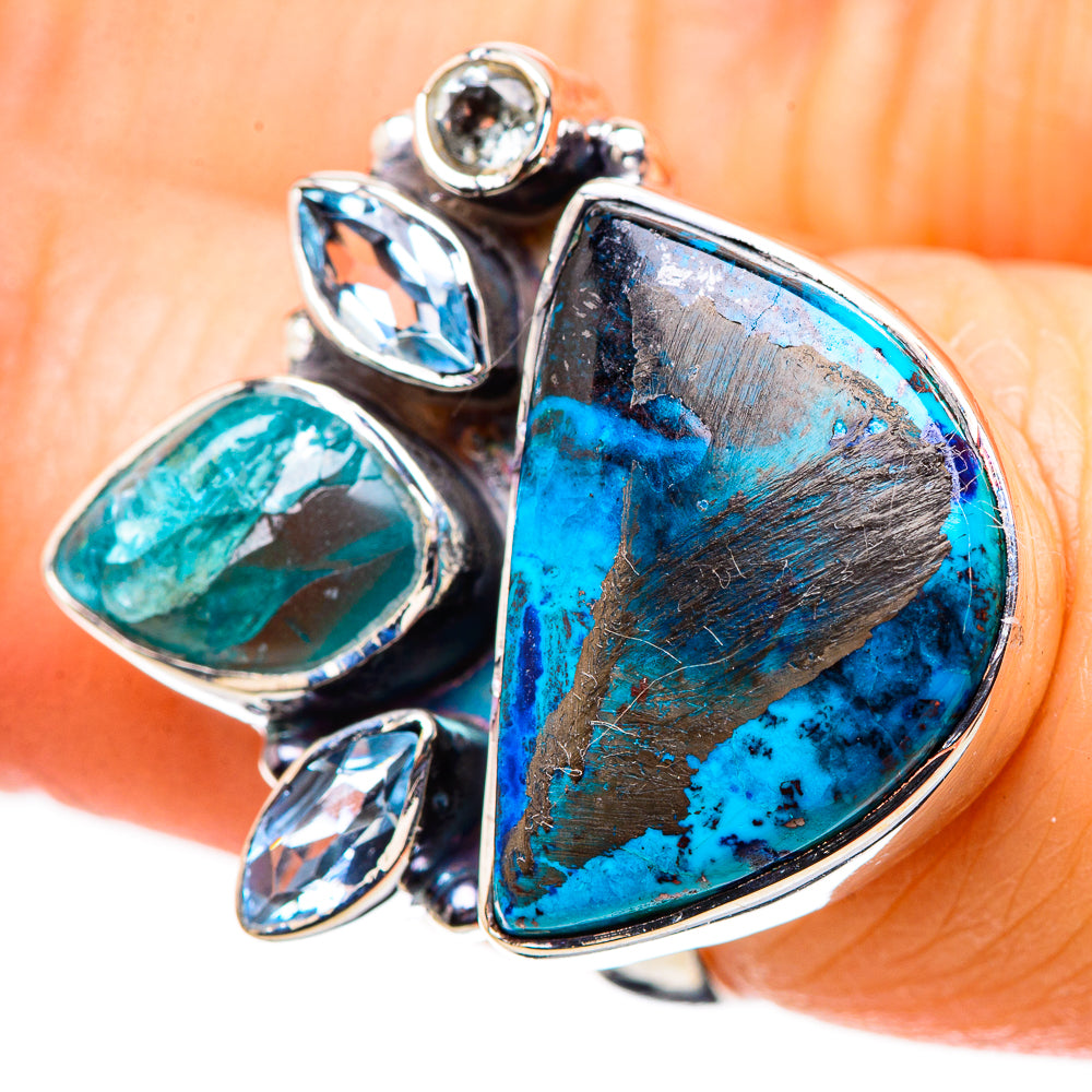 Shattuckite Rings handcrafted by Anasilvercos - RING132622
