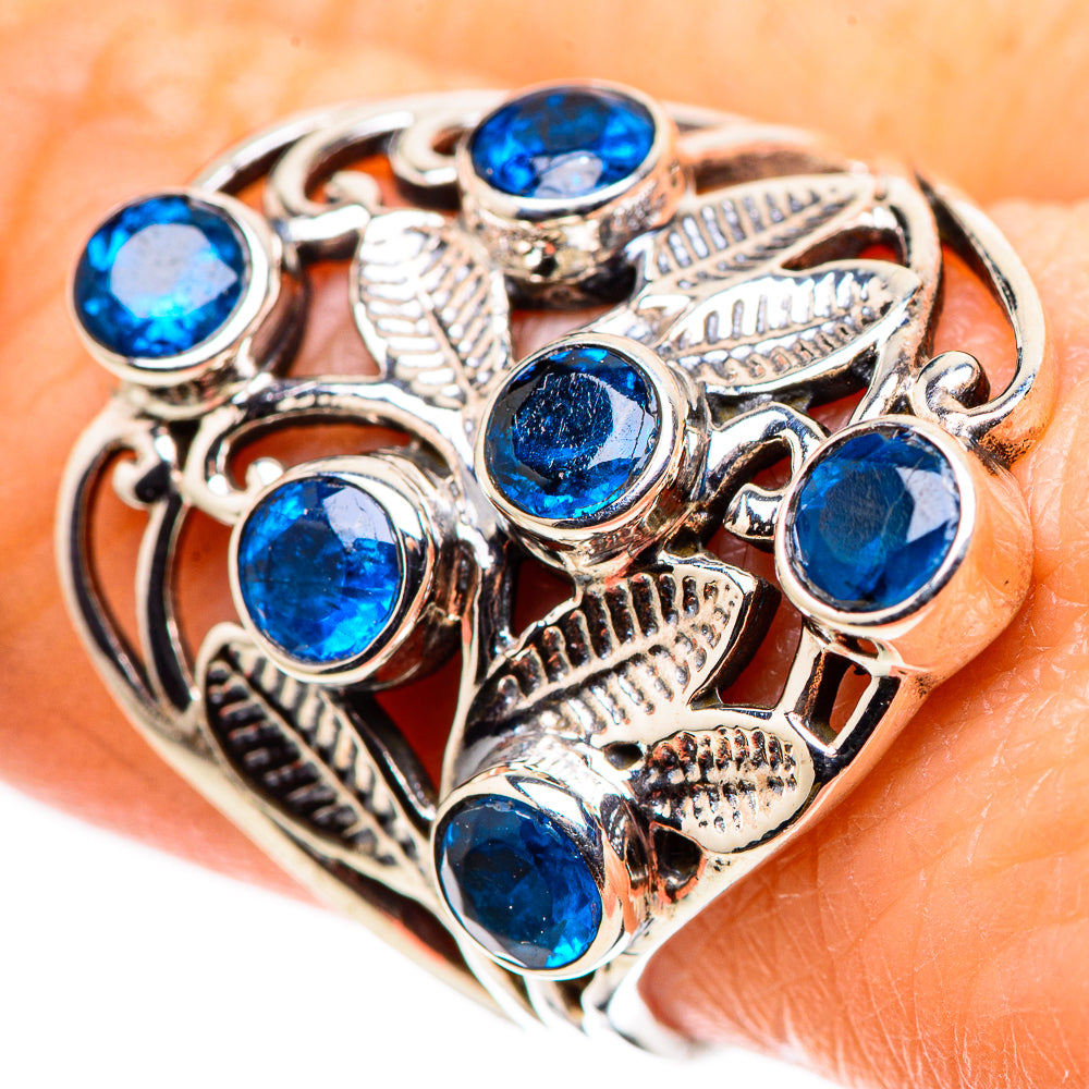 Swiss Blue Topaz Rings handcrafted by Anasilvercos - RING132624