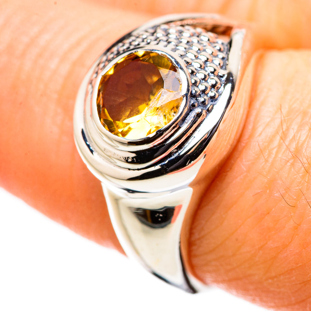 Citrine Rings handcrafted by Anasilvercos - RING132634