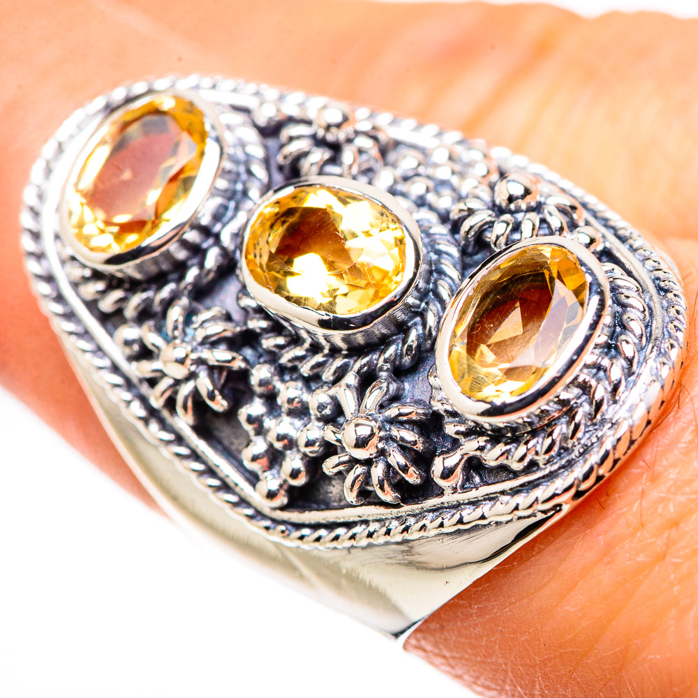 Citrine Rings handcrafted by Anasilvercos - RING132635