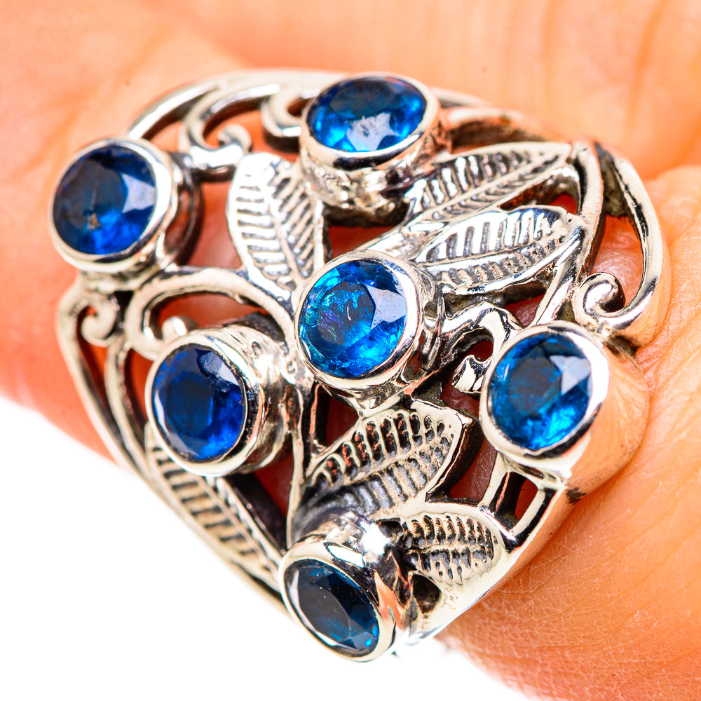 Swiss Blue Topaz Rings handcrafted by Anasilvercos - RING132645