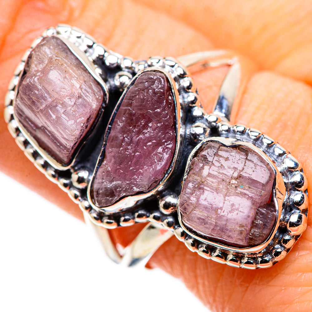 Pink Tourmaline Rings handcrafted by Anasilvercos - RING132657