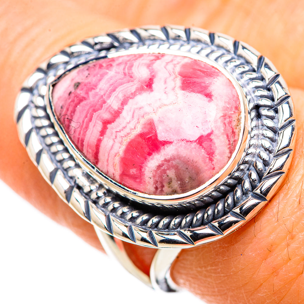 Rhodochrosite Rings handcrafted by Anasilvercos - RING132658