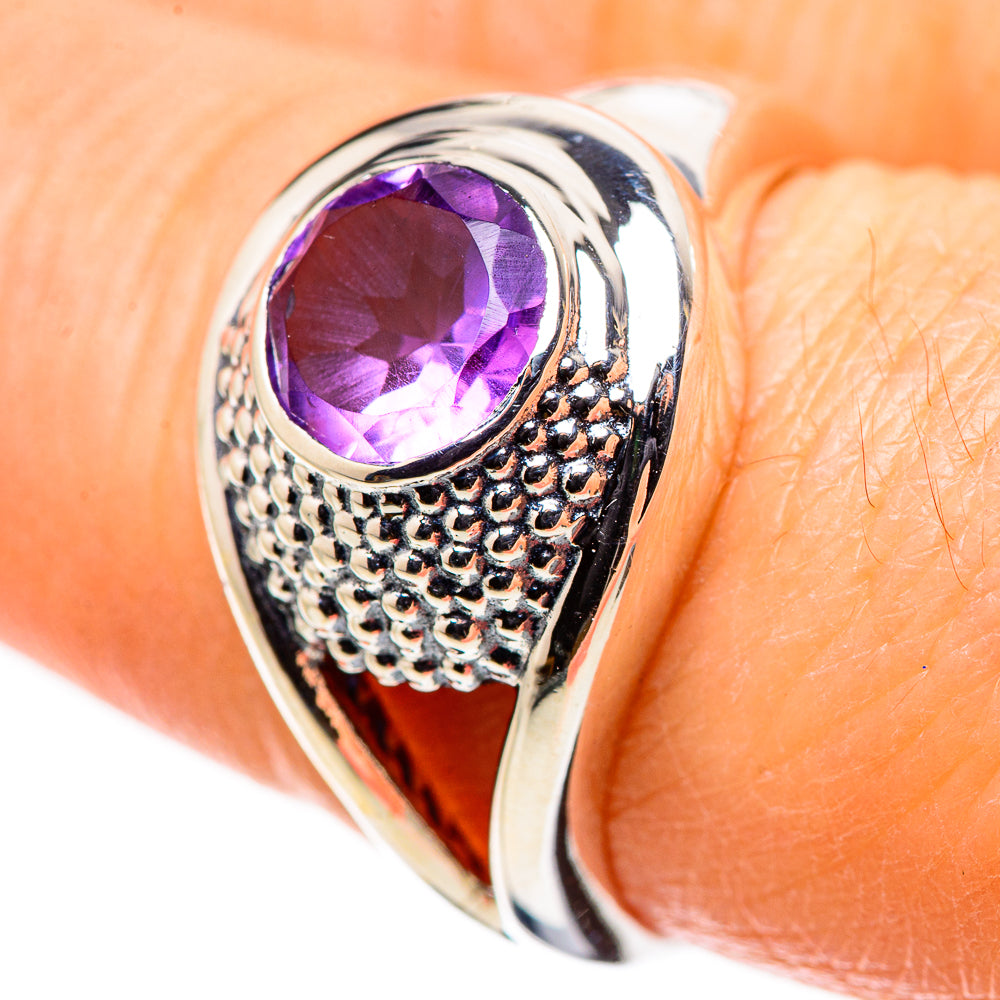Amethyst Rings handcrafted by Anasilvercos - RING132660