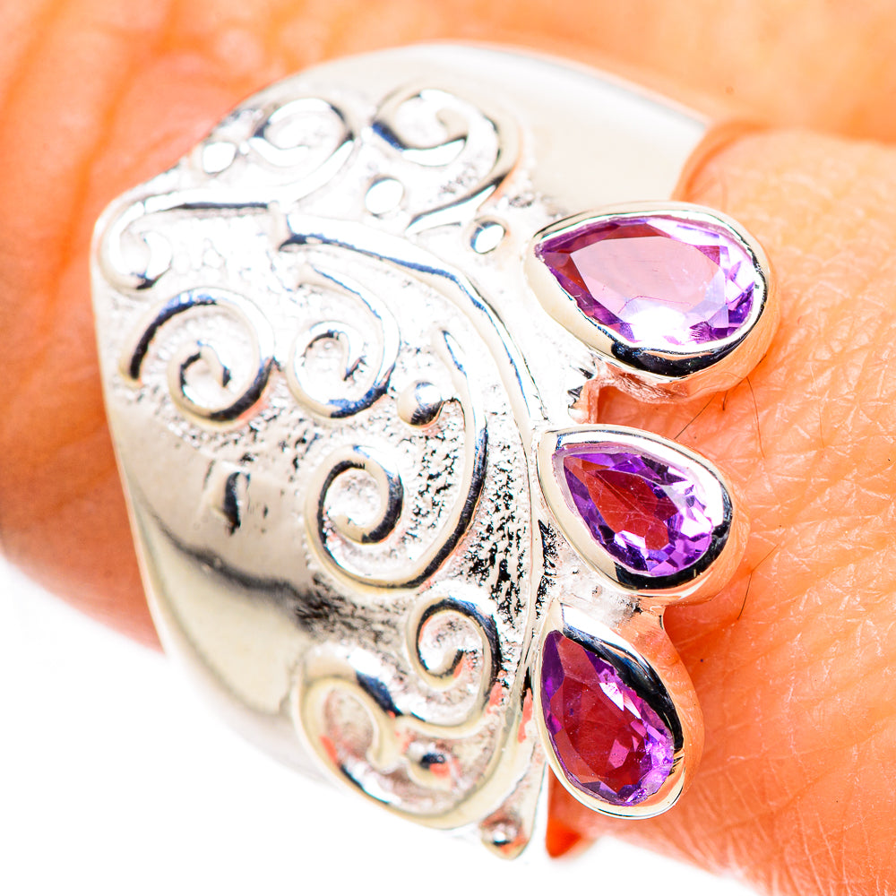 Amethyst Rings handcrafted by Anasilvercos - RING132680
