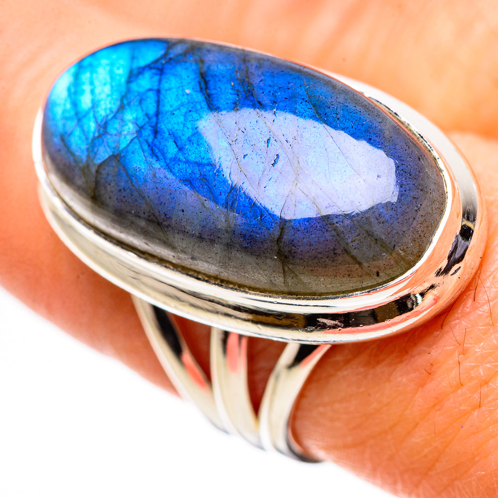 Labradorite Rings handcrafted by Anasilvercos - RING132688