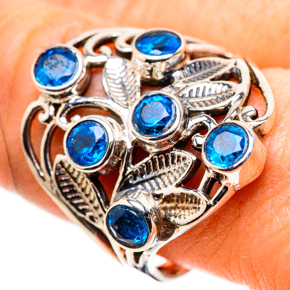 Swiss Blue Topaz Rings handcrafted by Anasilvercos - RING132690