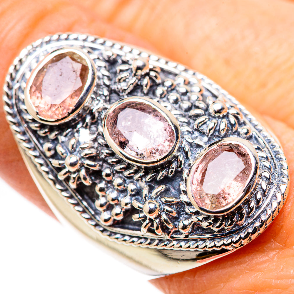 Rose Quartz Rings handcrafted by Anasilvercos - RING132700