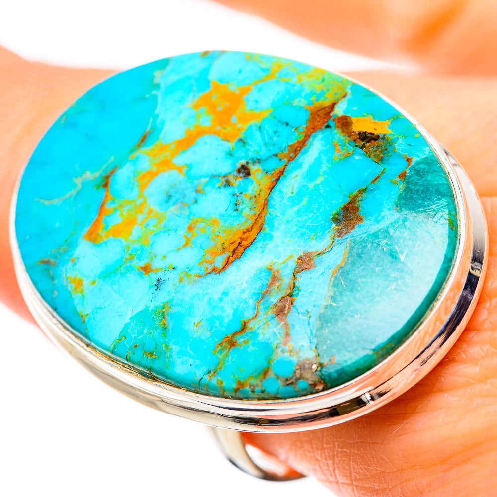 Chrysocolla Rings handcrafted by Anasilvercos - RING132718
