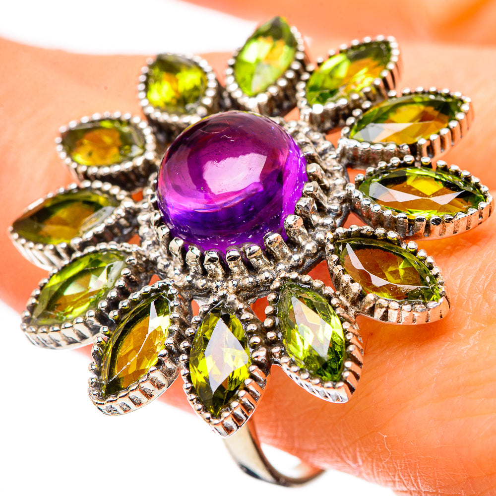 Amethyst Rings handcrafted by Anasilvercos - RING132724