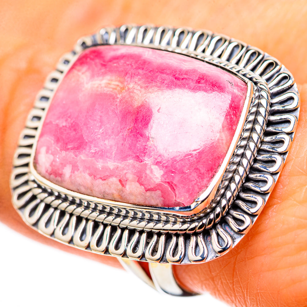 Rhodochrosite Rings handcrafted by Anasilvercos - RING132727