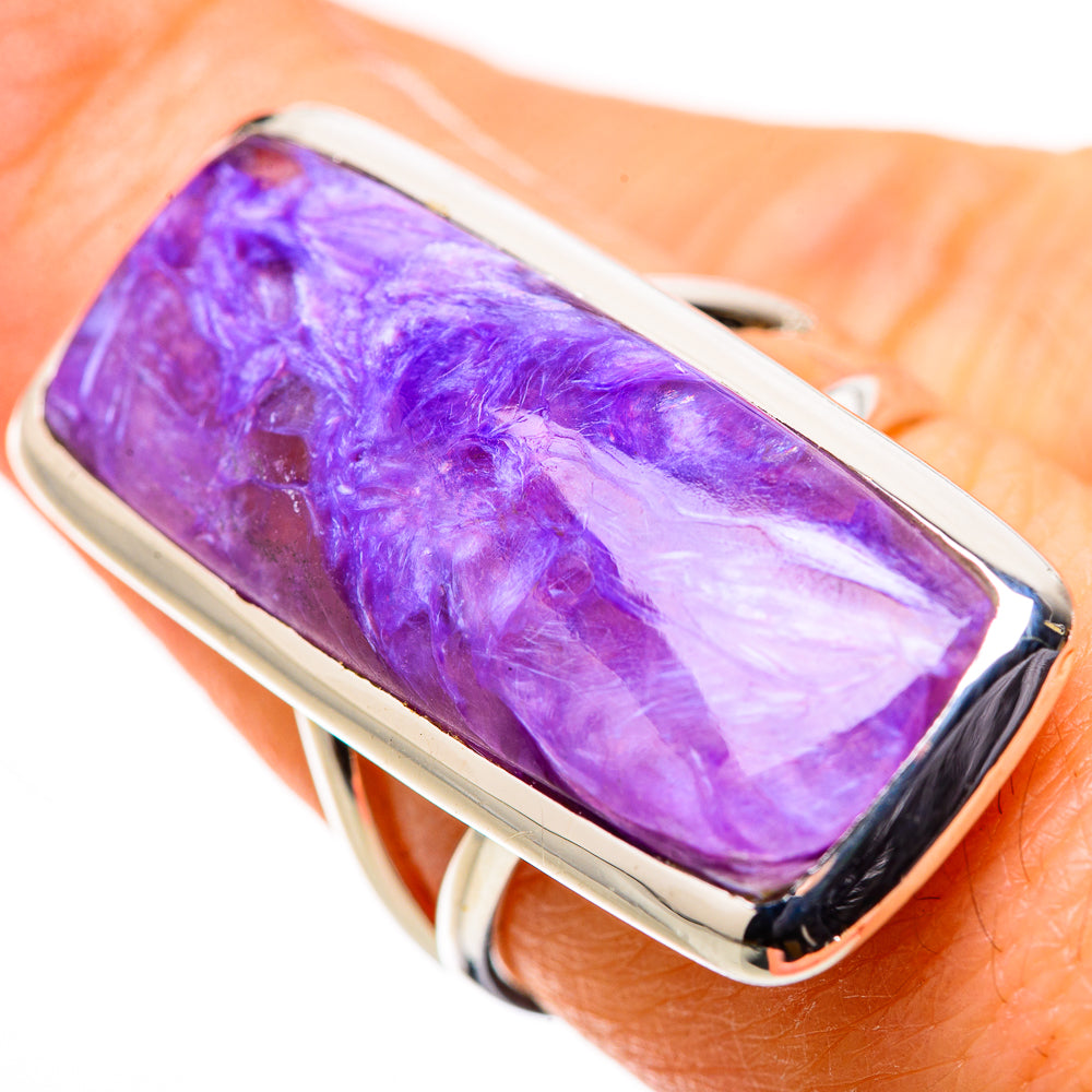 Charoite Rings handcrafted by Anasilvercos - RING132729