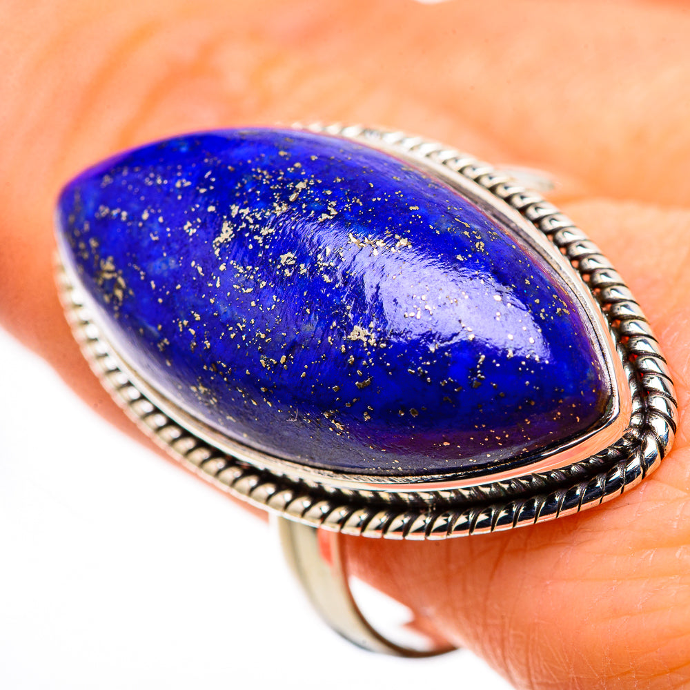 Lapis Lazuli Rings handcrafted by Anasilvercos - RING132747
