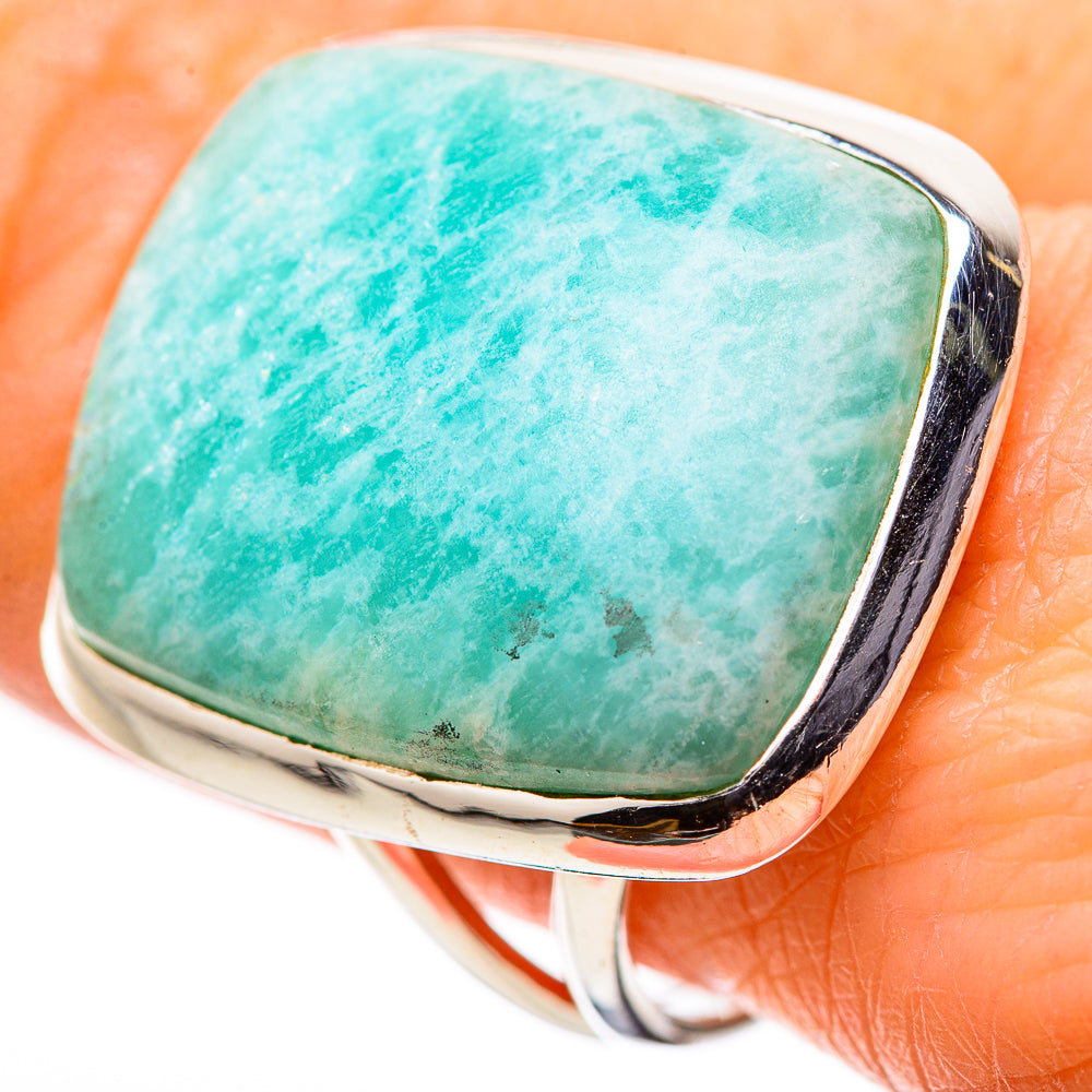 Amazonite Rings handcrafted by Anasilvercos - RING132752