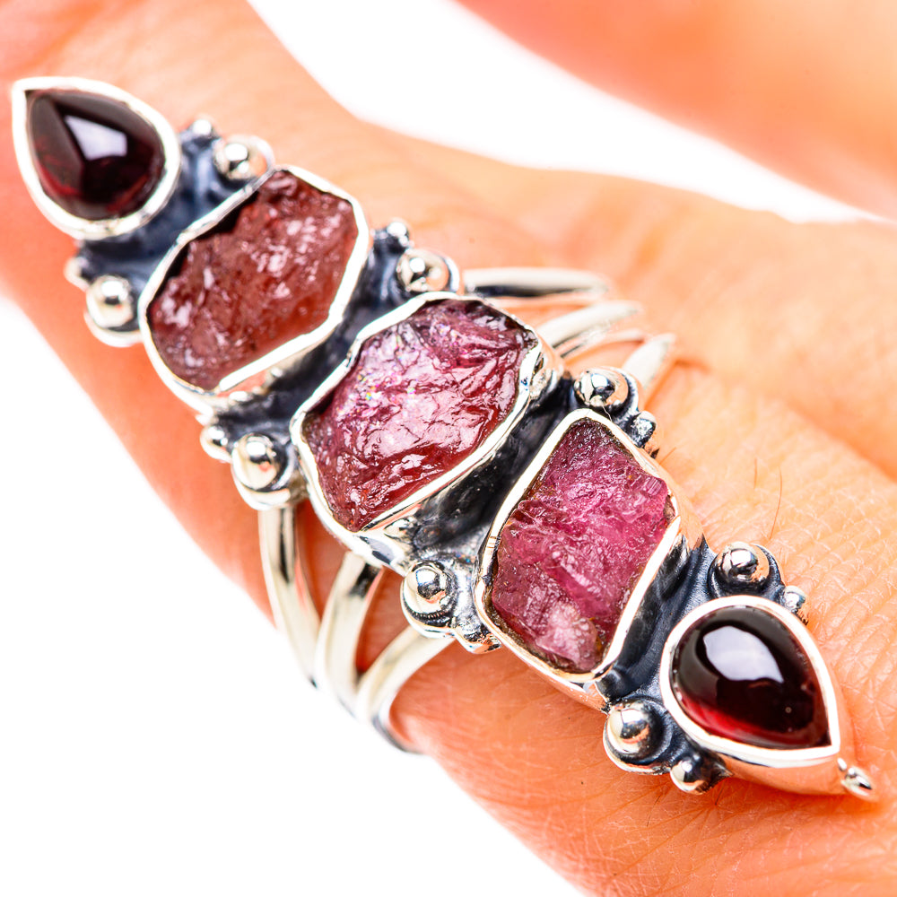 Pink Tourmaline Rings handcrafted by Anasilvercos - RING132755