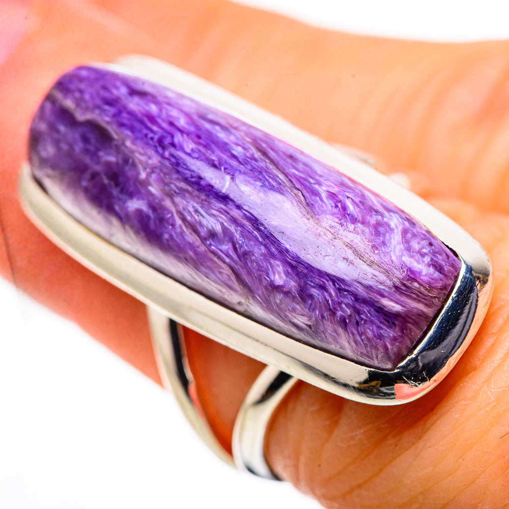Charoite Rings handcrafted by Anasilvercos - RING132756
