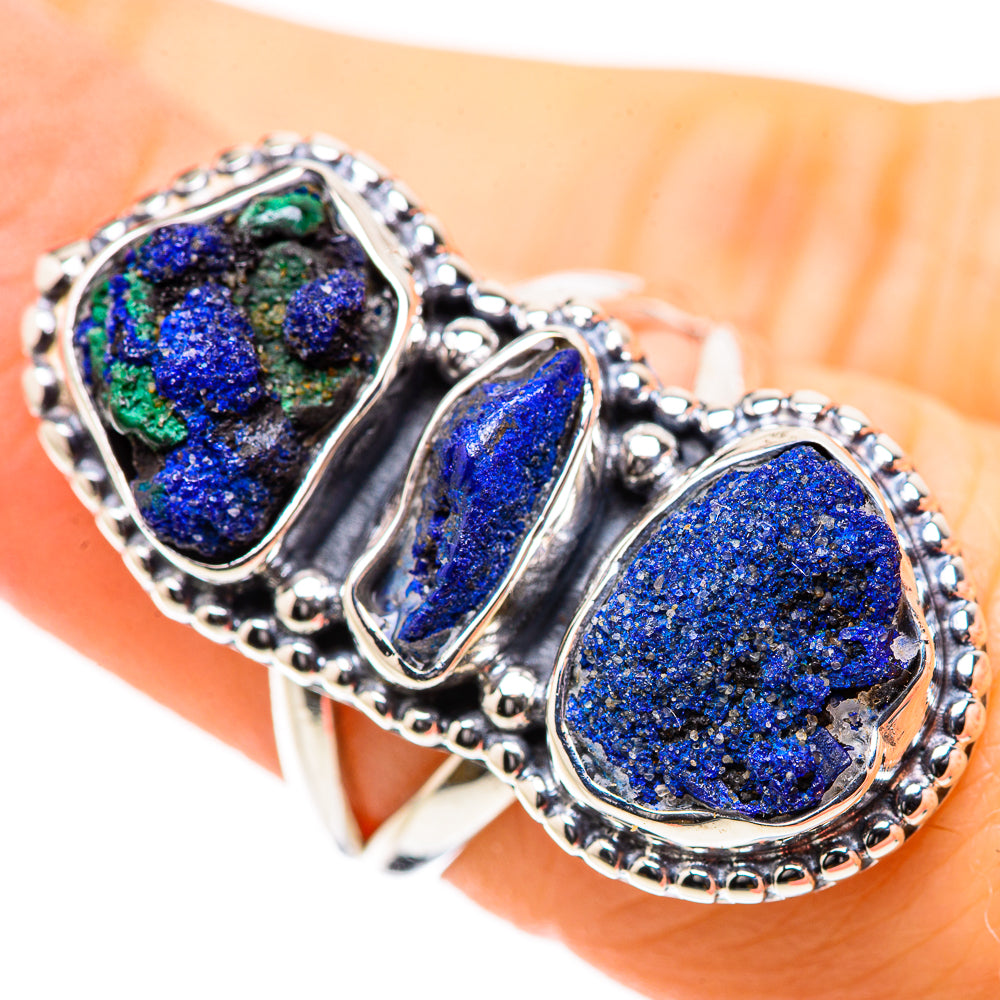 Azurite Rings handcrafted by Anasilvercos - RING132767