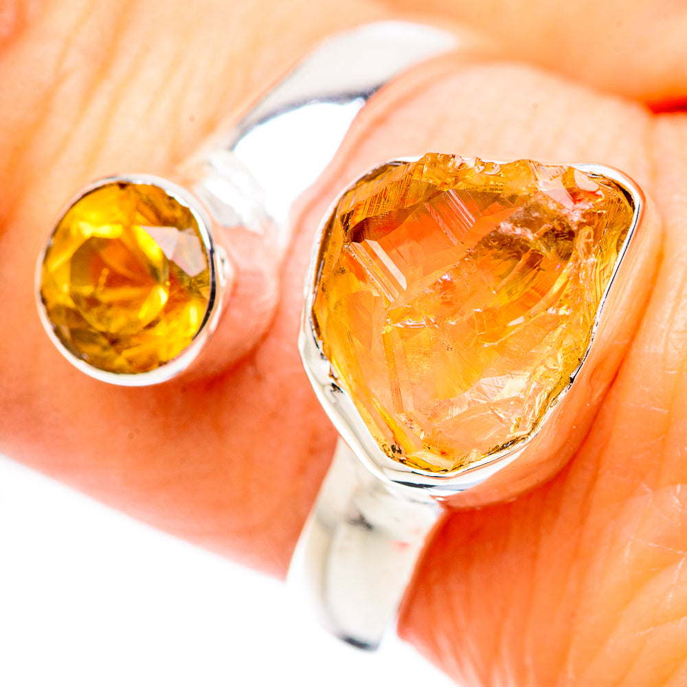 Citrine Rings handcrafted by Anasilvercos - RING132774