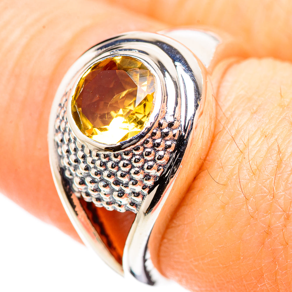 Citrine Rings handcrafted by Anasilvercos - RING132775