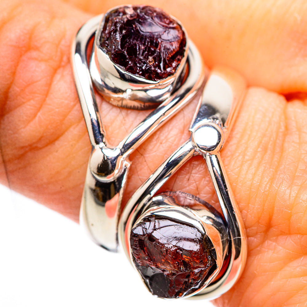 Garnet Rings handcrafted by Anasilvercos - RING132778