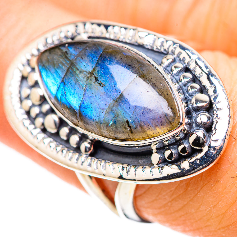 Labradorite Rings handcrafted by Anasilvercos - RING132790