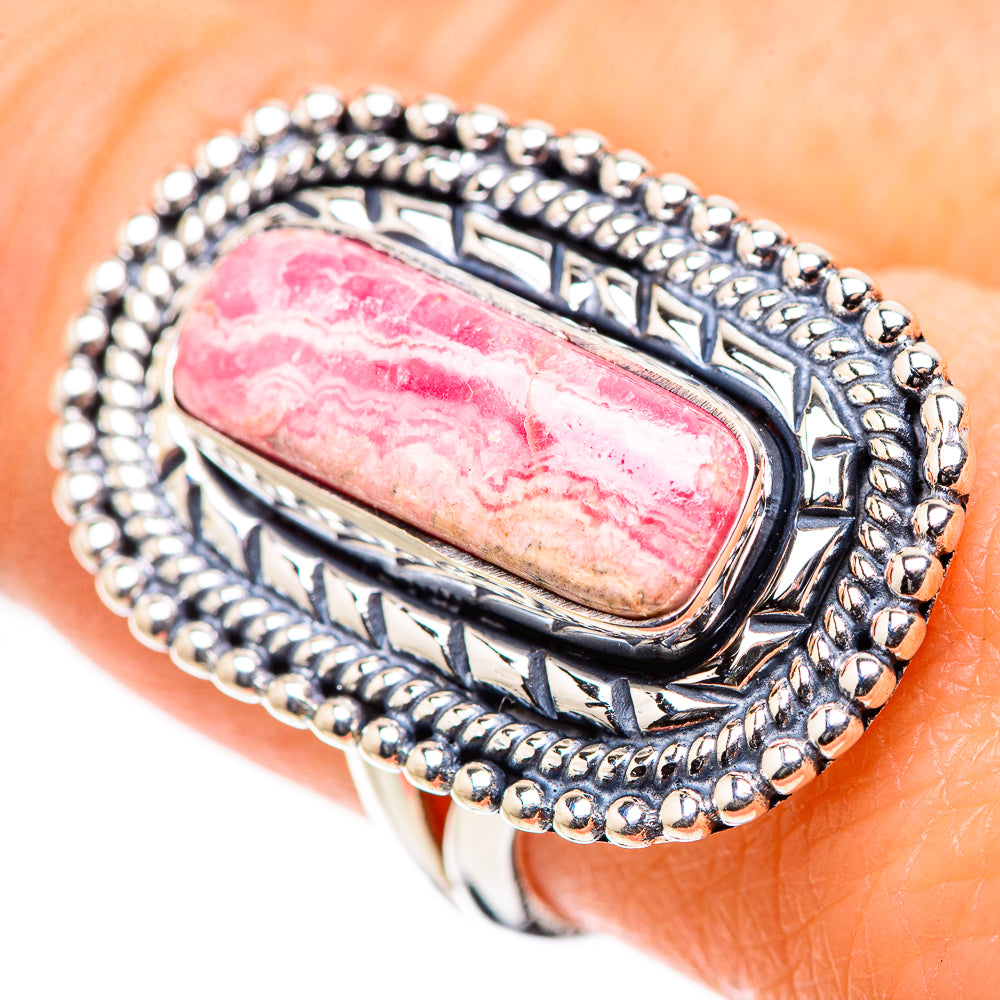 Rhodochrosite Rings handcrafted by Anasilvercos - RING132805