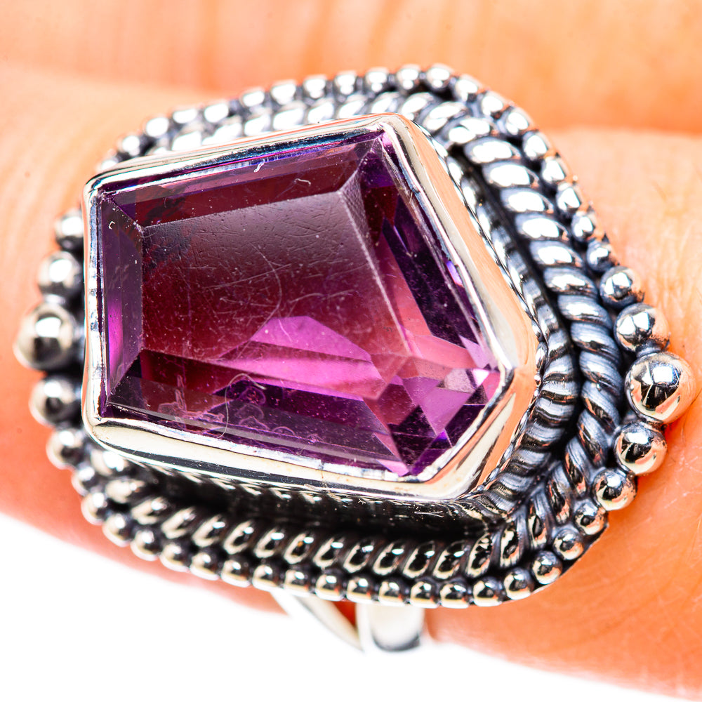 Amethyst Rings handcrafted by Anasilvercos - RING132809