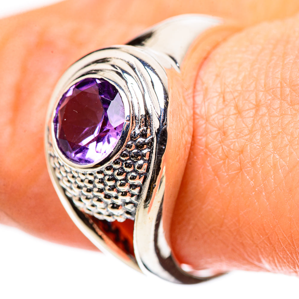 Amethyst Rings handcrafted by Anasilvercos - RING132810