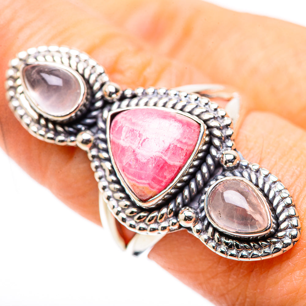 Rhodochrosite Rings handcrafted by Anasilvercos - RING132834