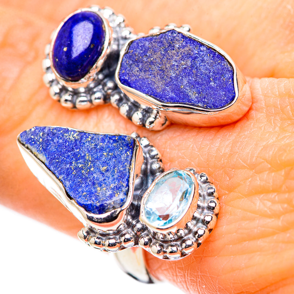 Lapis Lazuli Rings handcrafted by Anasilvercos - RING132852