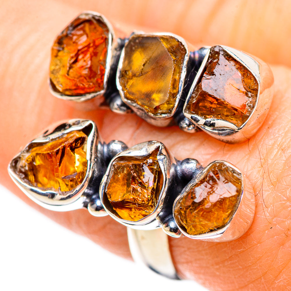 Citrine Rings handcrafted by Anasilvercos - RING132856