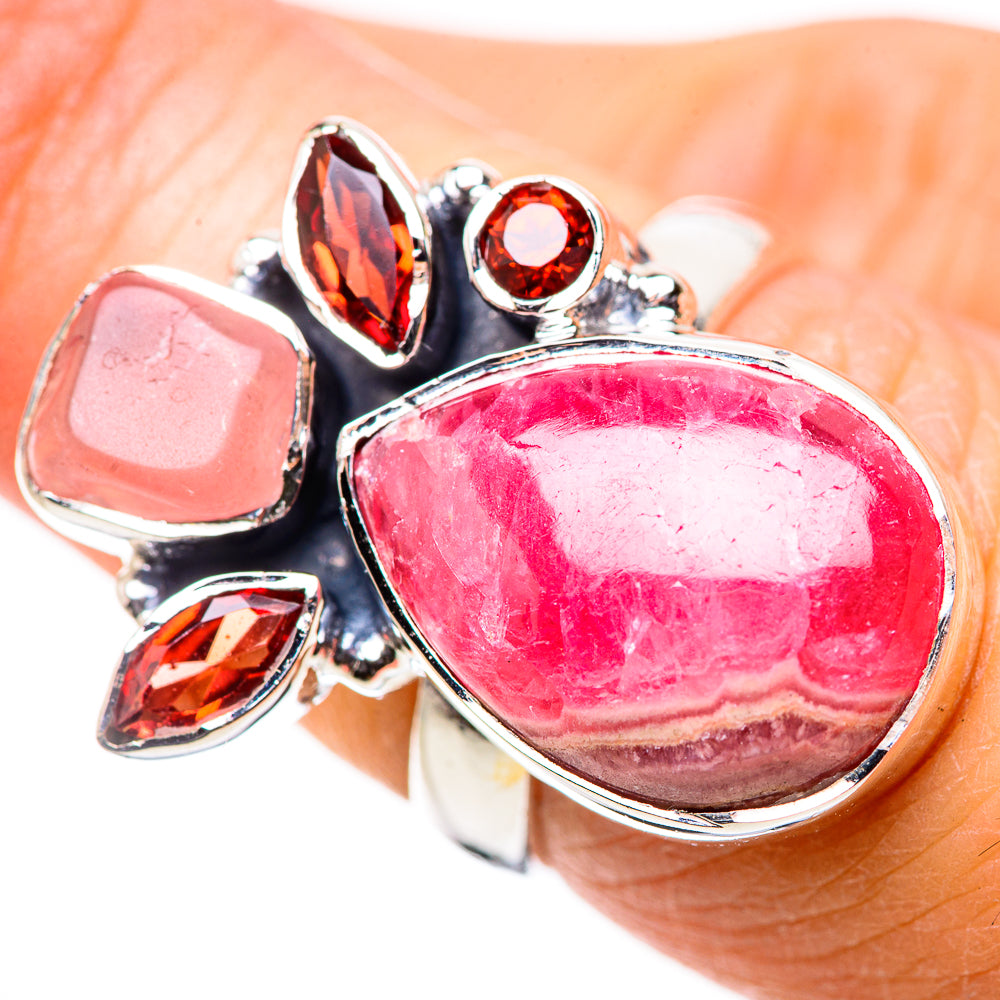 Rhodochrosite Rings handcrafted by Anasilvercos - RING132859